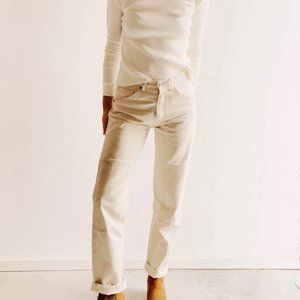 Hey Gang Women's Knee Patch Jeans (Natural)